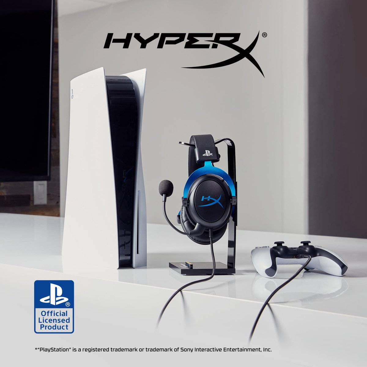HyperX Cloud Gaming Headset (ps5) - Blauw