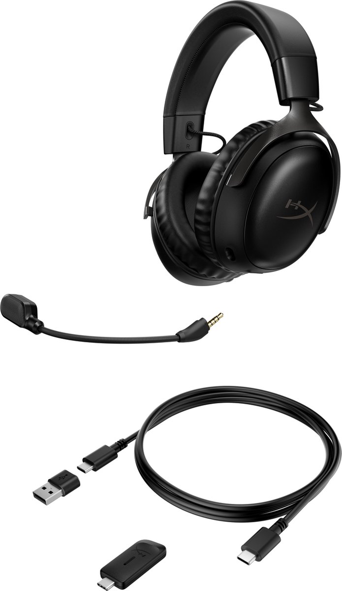 HyperX Cloud Iii Draadloze Gaming Headset - Zwart (pc/ps5/ps4)
