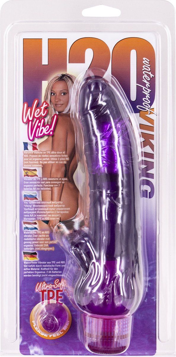 Seven Creations Waterproof Vibrator H2O - Paars