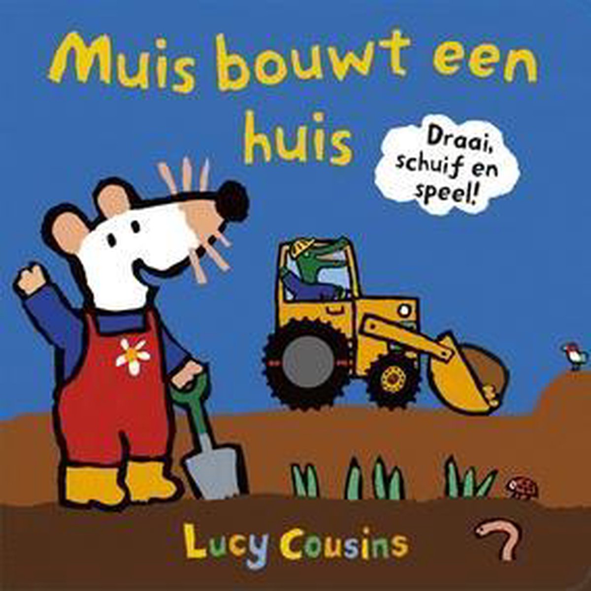 Muis bouwt een huis