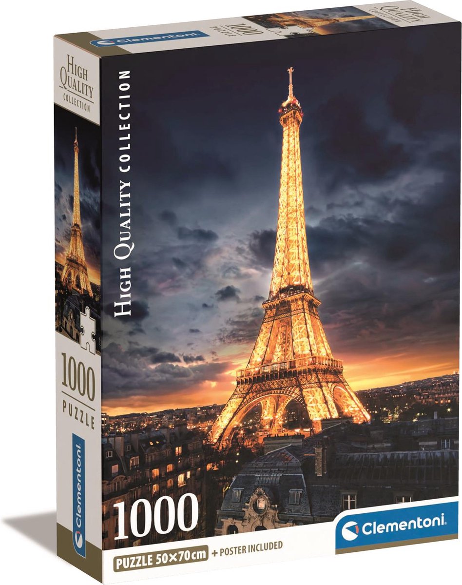 Top1Toys Puzzel 1000 Eiffeltoren compact box