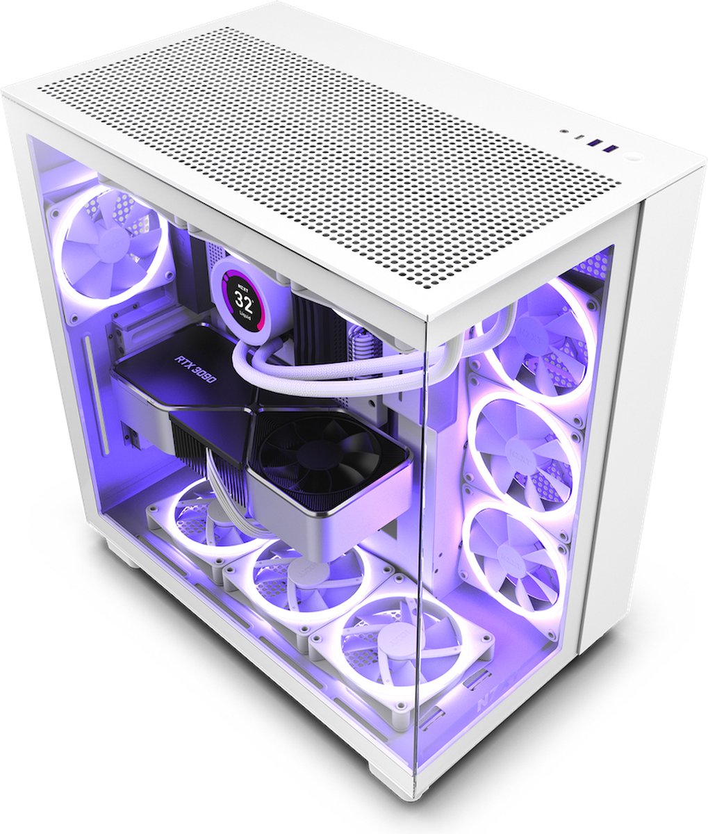 NZXT H9 Flow - Wit