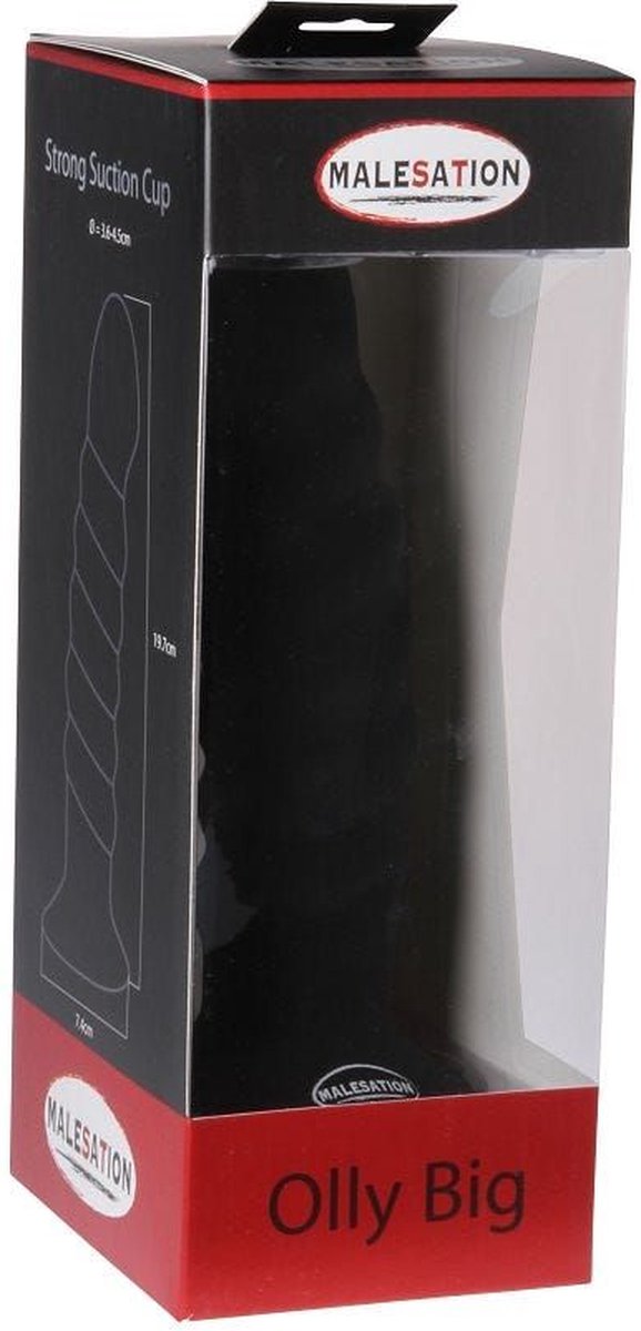 Olly Dildo Groot - Zwart