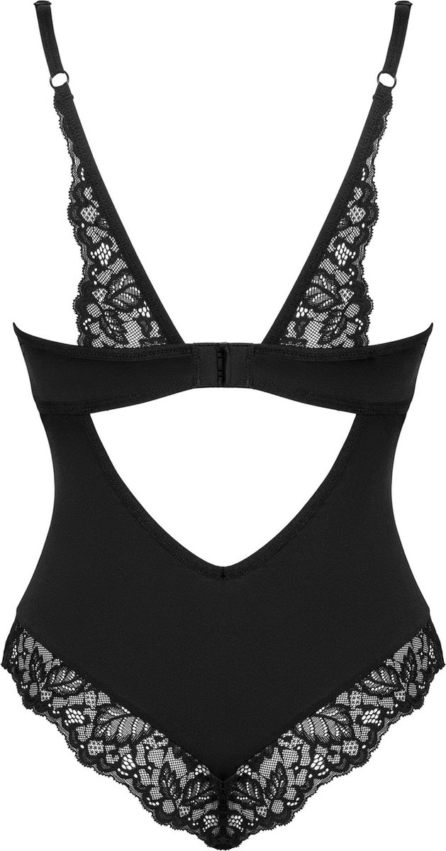 Obsessive Bellastia Body Met Beugel Cups - Zwart