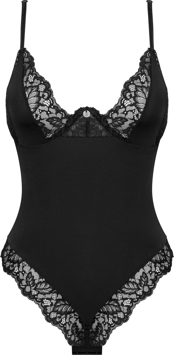Obsessive Bellastia Body Met Beugel Cups - Zwart