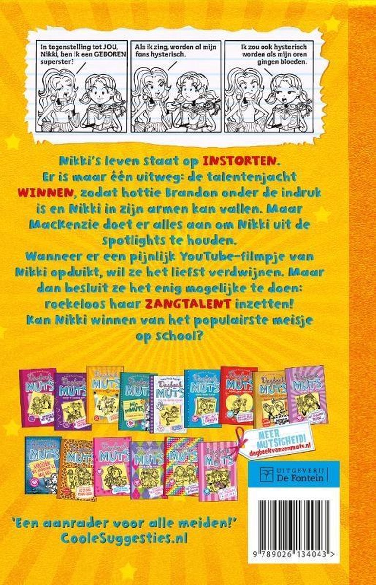 De Fontein Dagboek van een muts 3 - In de spotlights! - Geel