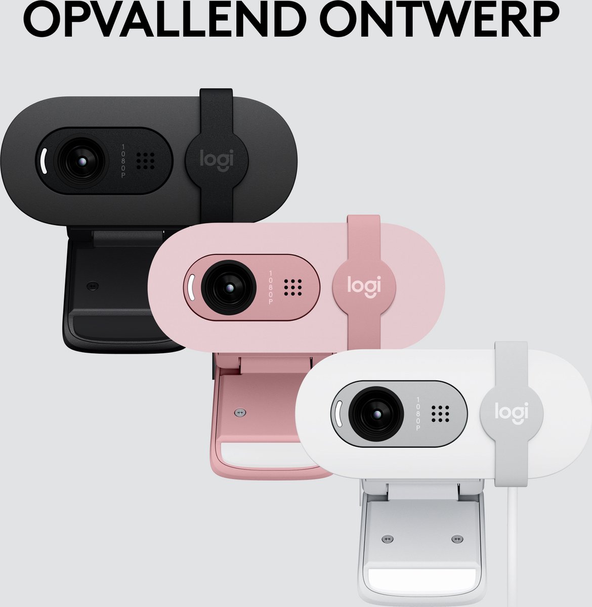 Logitech Brio 100 Full Hd Webcam Roze