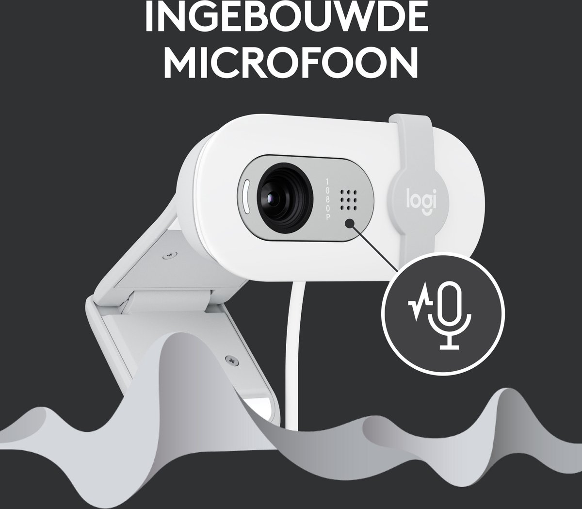 Logitech Brio 100 Full Hd Webcam Wit