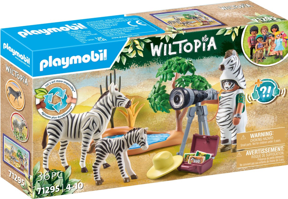 Top1Toys PlayMobil 71295 Wiltopia Dierenfotograaf onderweg