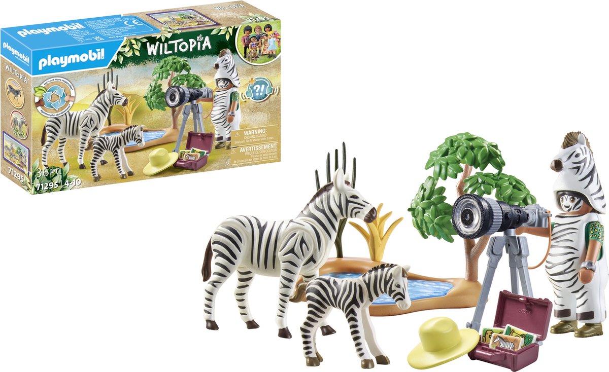 Top1Toys PlayMobil 71295 Wiltopia Dierenfotograaf onderweg