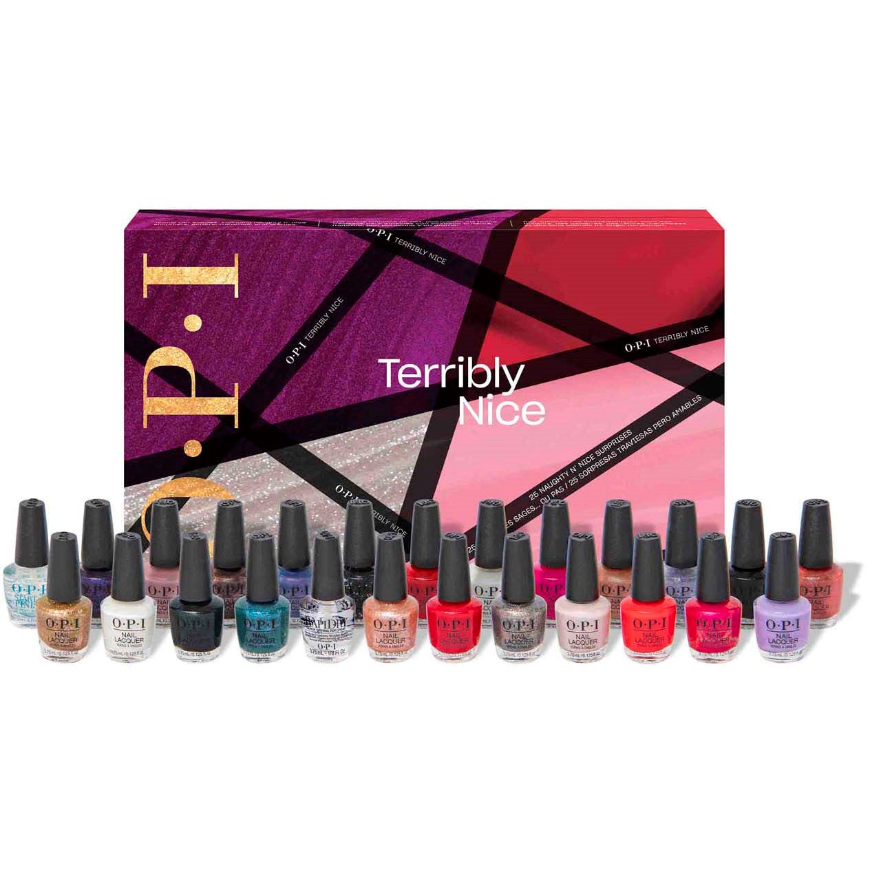 Opi Nail Lacquer Naughty & Nice Mini 25 PC Advent Calendar