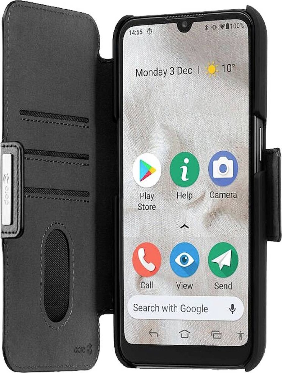 Doro ECO Wallet Case voor 8100 - Zwart