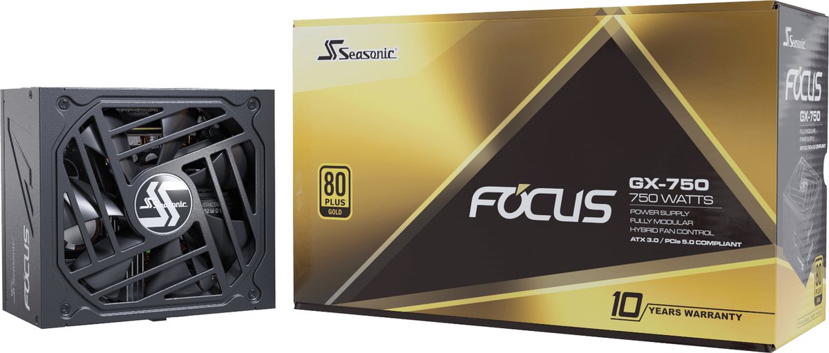 Seasonic Focus GX-750 ATX 3.0 - Voeding