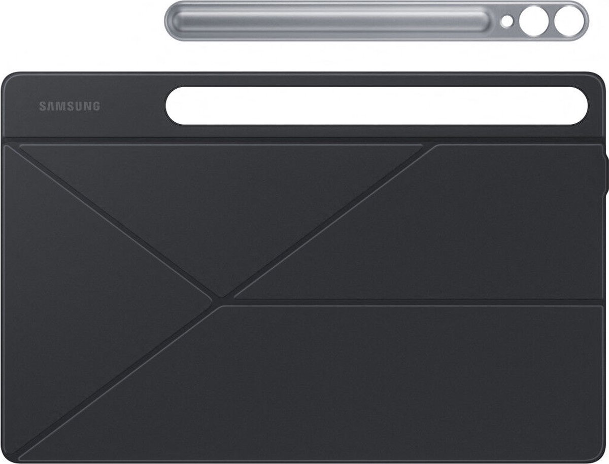 Samsung Tab S9+Smart Book Cover Black - Zwart