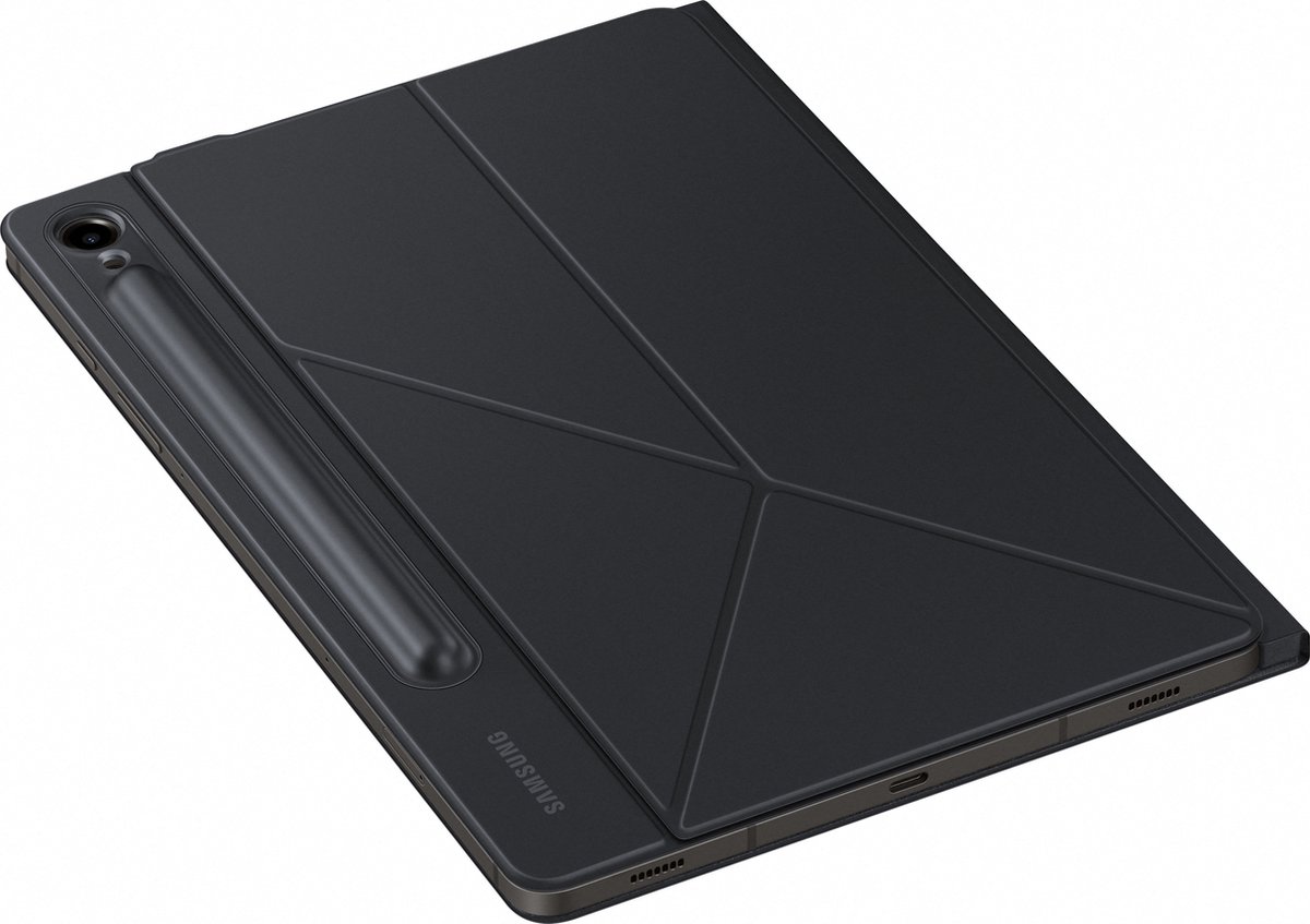 Samsung Tab S9+Smart Book Cover Black - Zwart