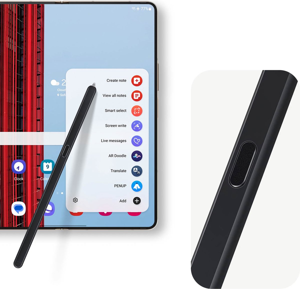 Samsung S Pen Fold Edition - Zwart