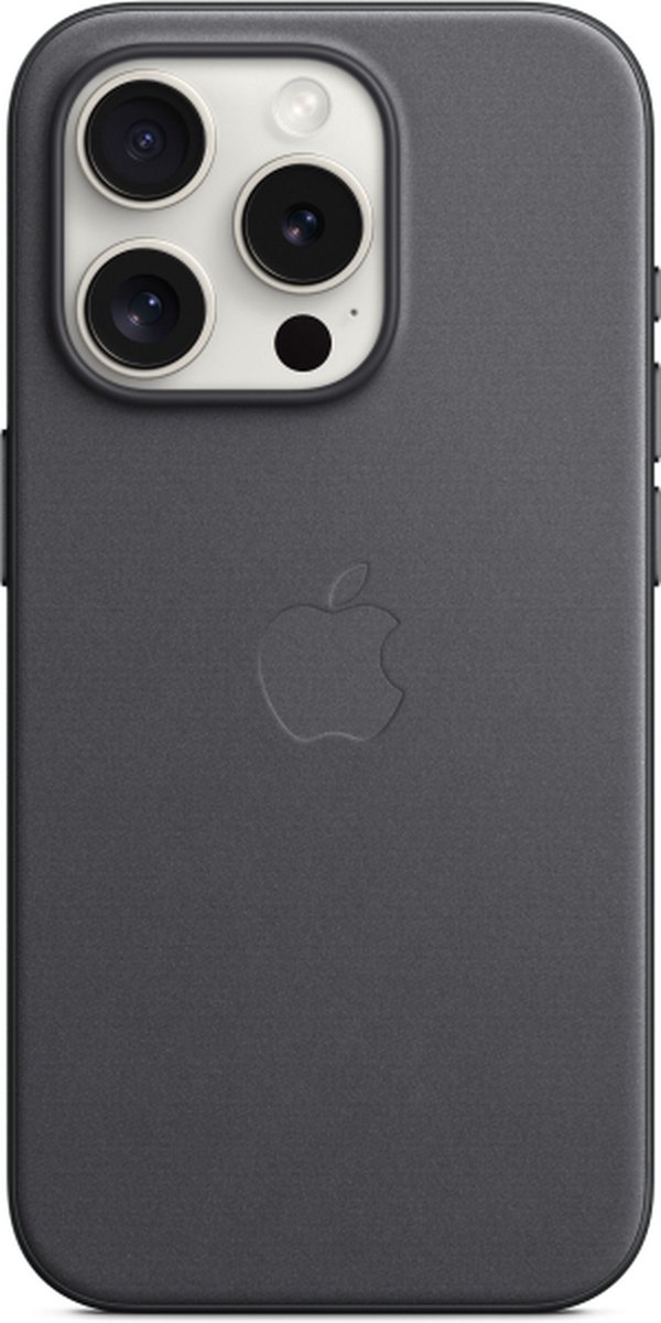 Apple iPhone 15 Pro Finewoven Case Black