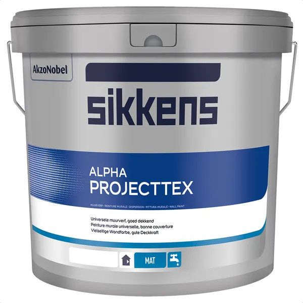 Sikkens Alpha Projecttex - Mengkleur - 10 l