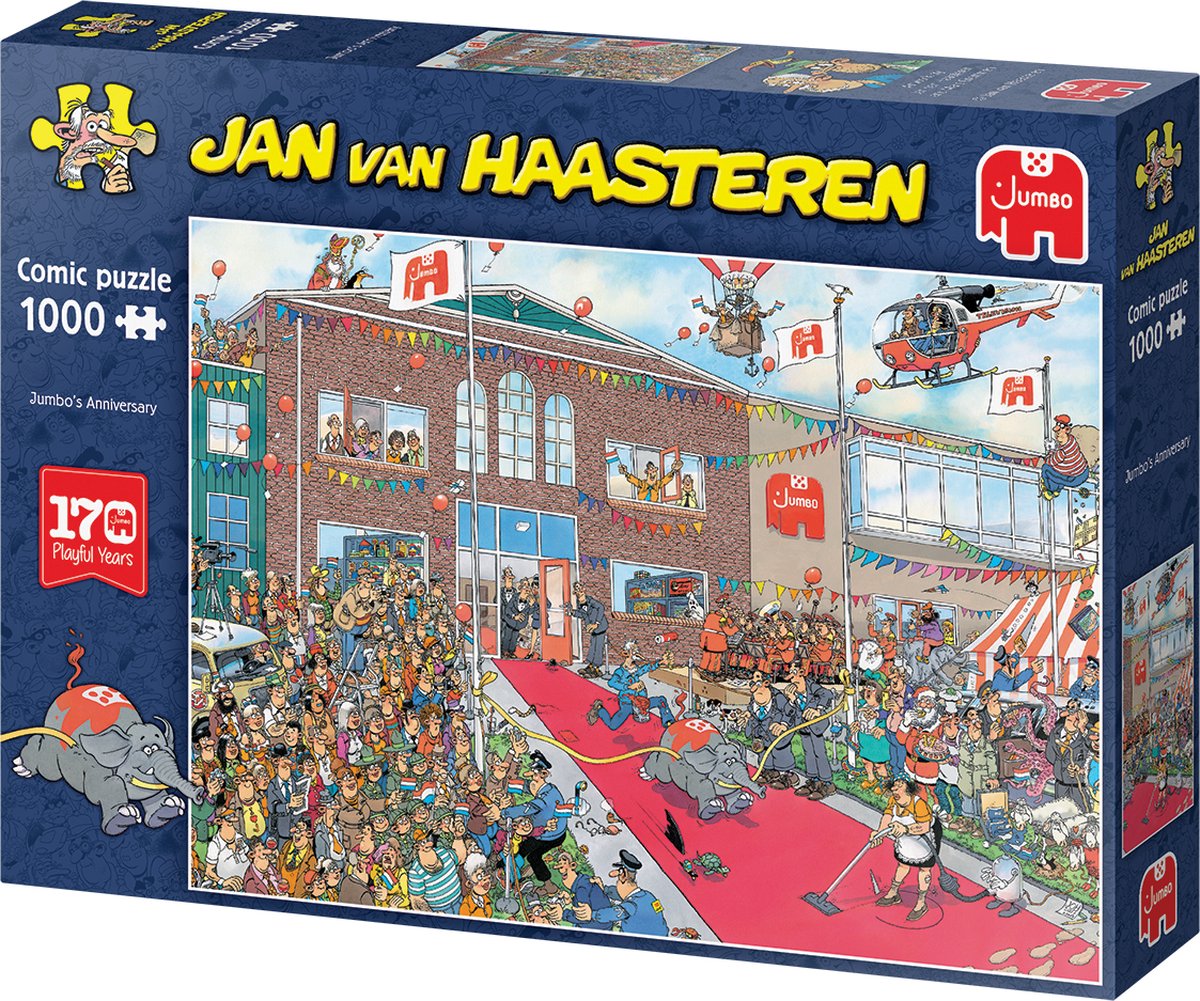 Top1Toys Puzzel Jan Van Haasteren 170 Jaar Jumbo 1000 st.