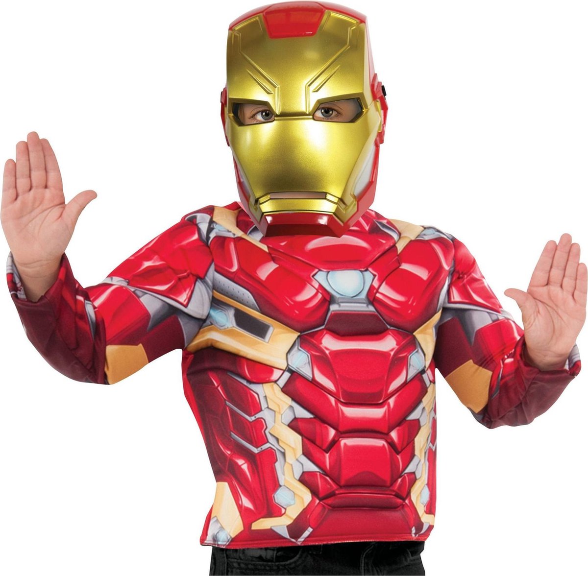 Top1Toys Avengers Iron Man Metallic Mask