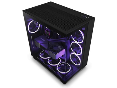 NZXT H9 Flow - Zwart