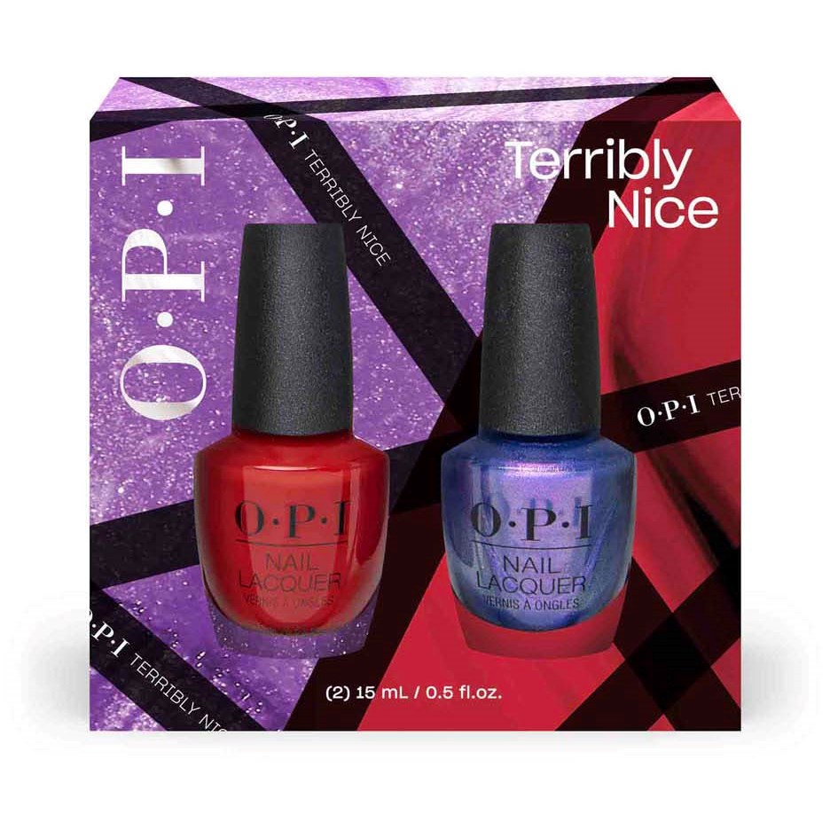 Opi Nail Lacquer Naughty & Nice Nail Lacquer Duo - Zwart