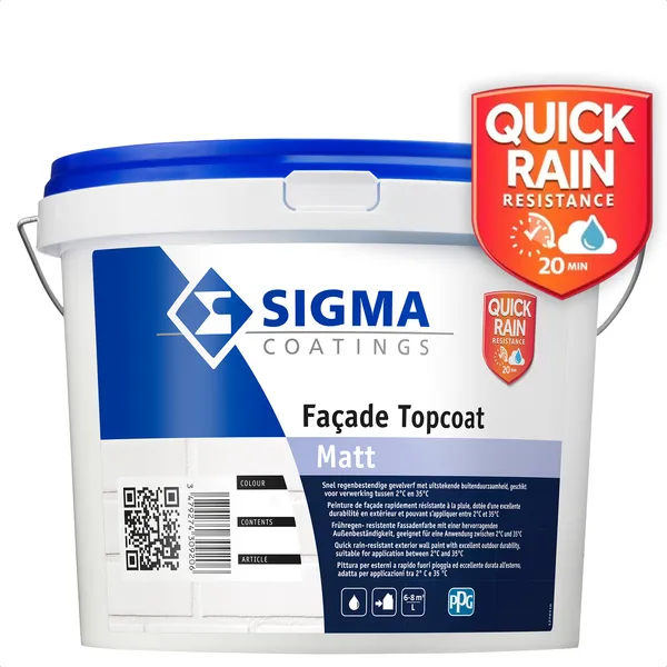 Sigma Facade Topcoat Matt - Mengkleur - 5 l