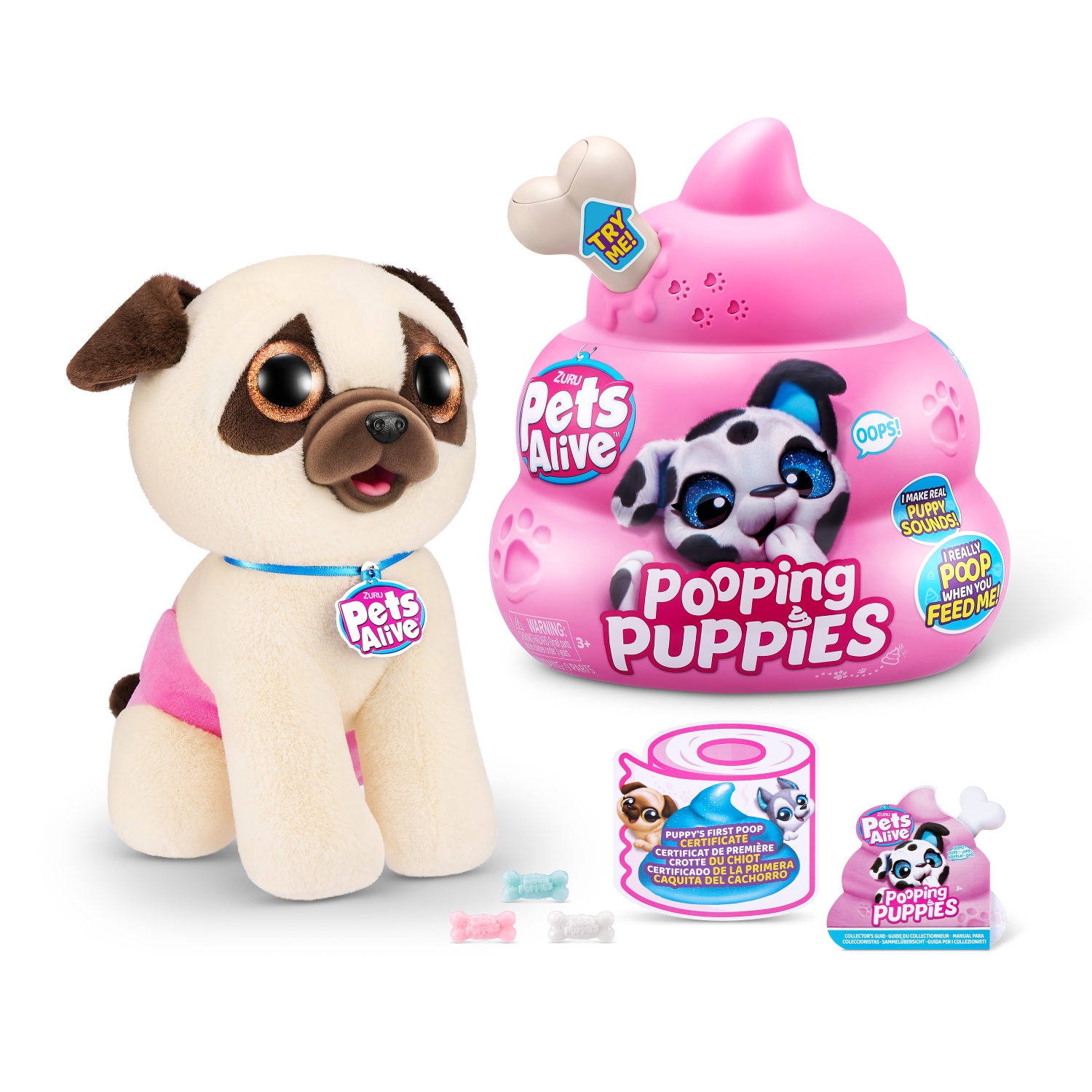 ZURU Pets Alive pooping puppies s1 interactive pluche assorti