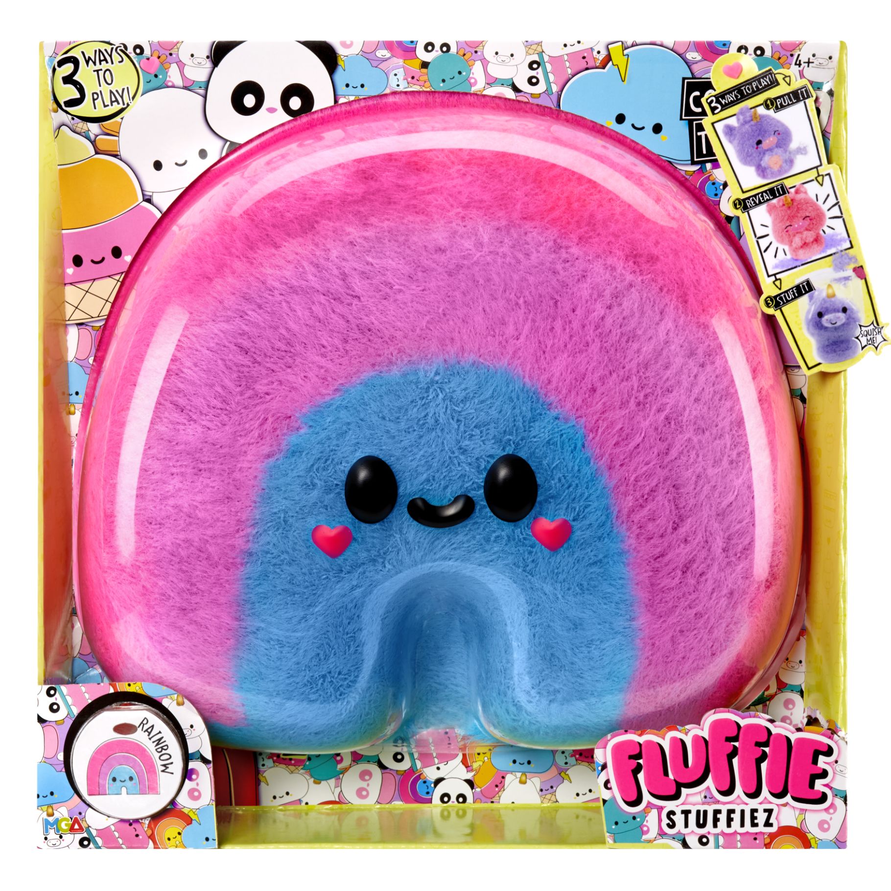 Top1Toys Fluffie Stuffiez Large Plush Assorti