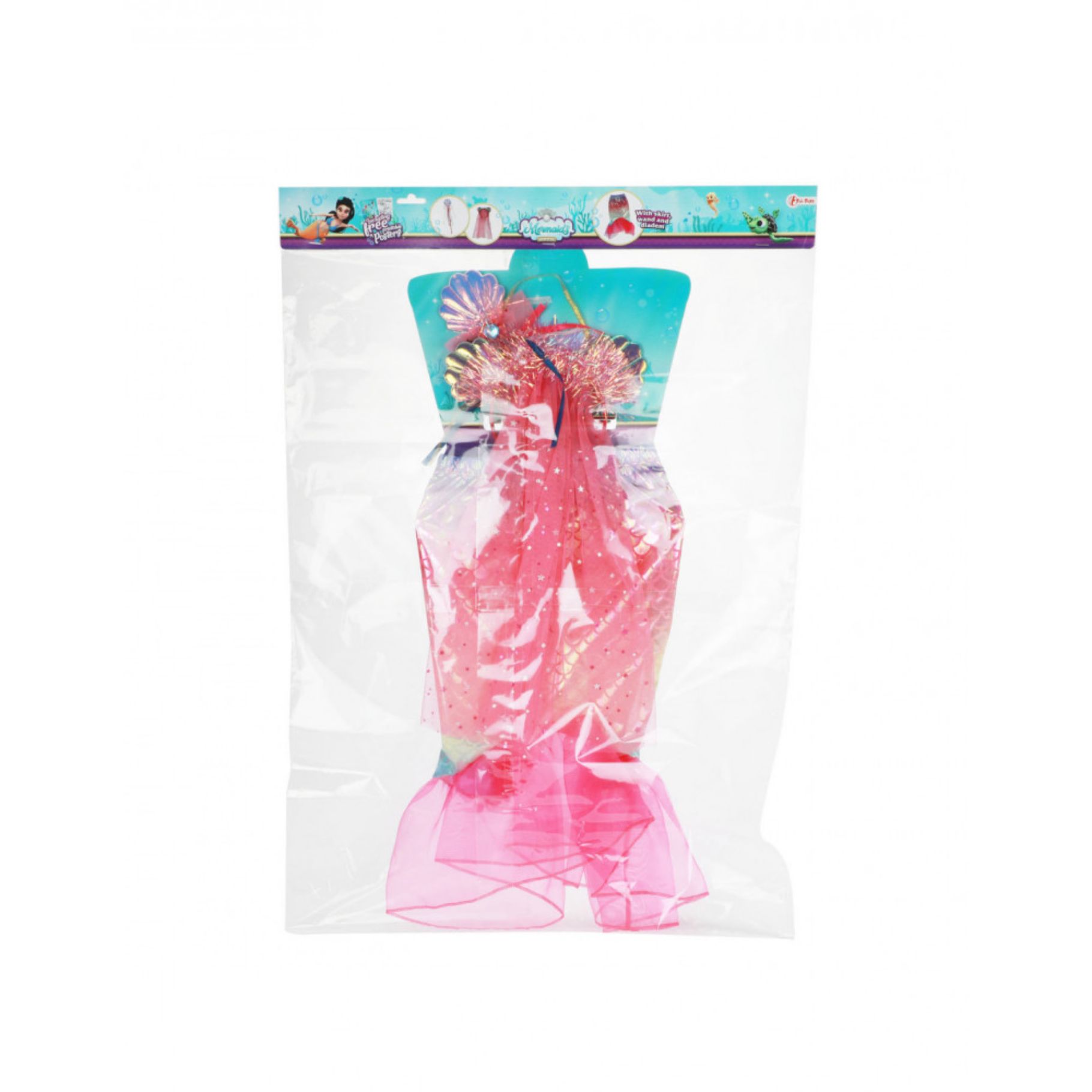 Top1Toys Mermaids verkleedset zeemeermin met staart en diadeem