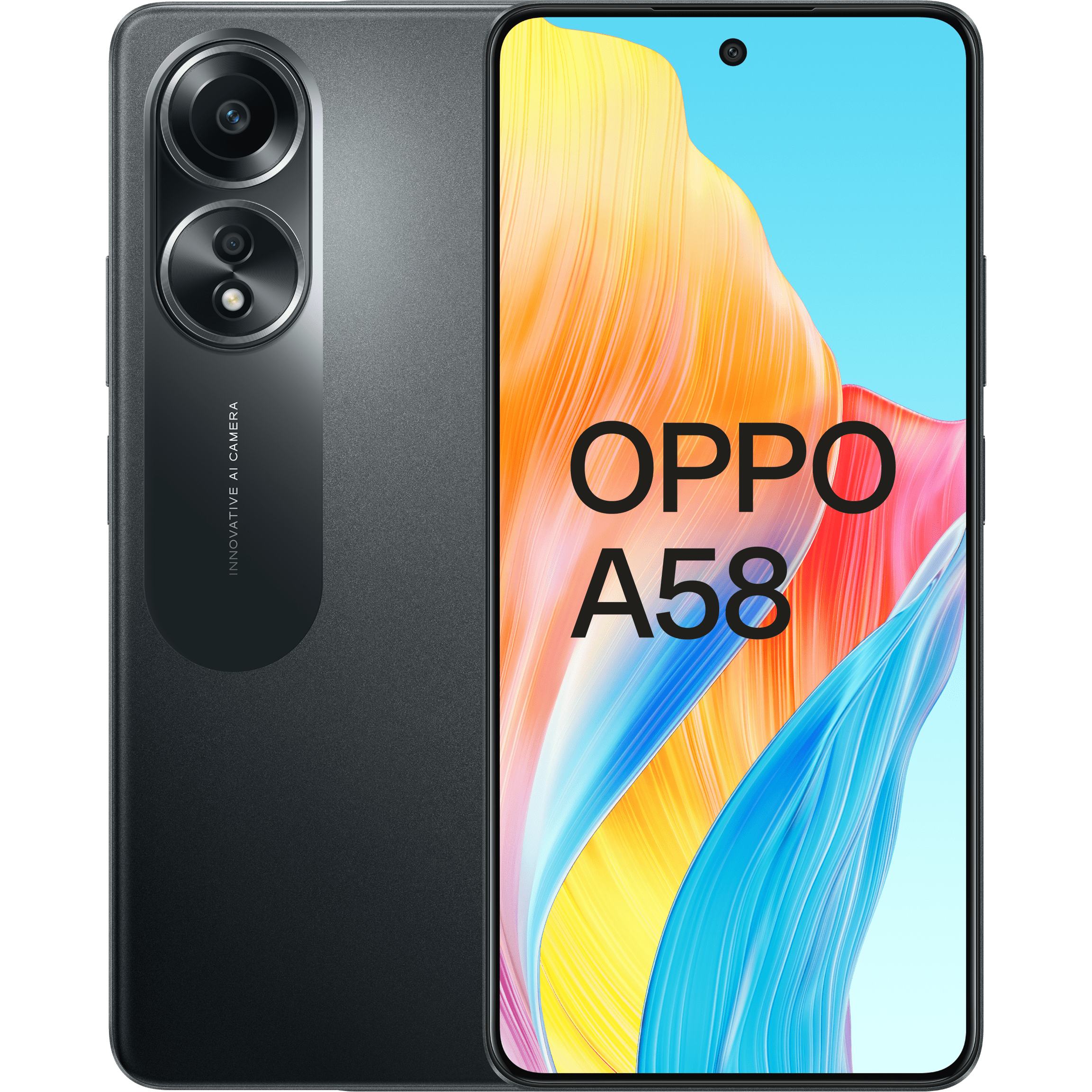 Oppo A58 128GB Glowing Black
