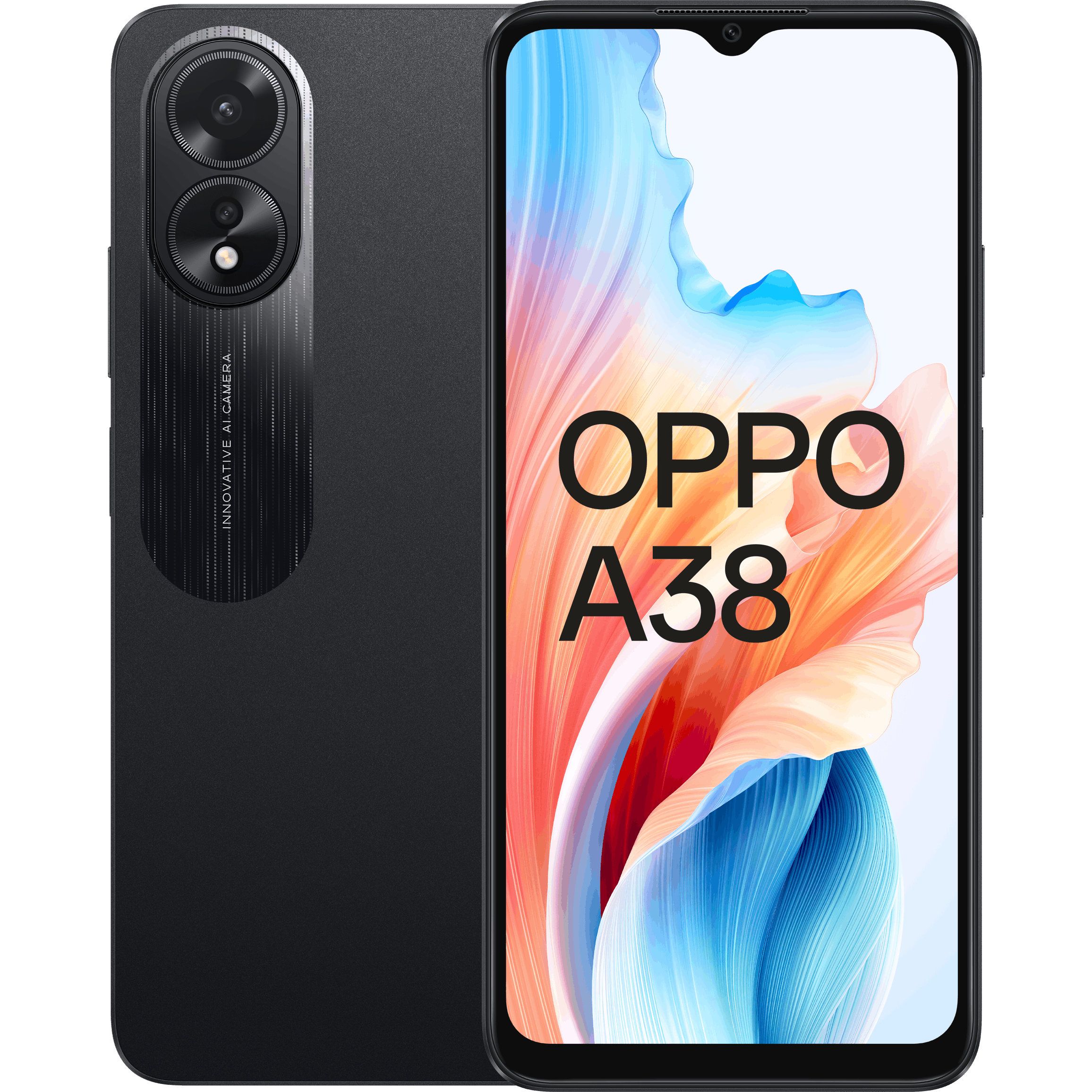 Oppo A38 128GB Glowing Black