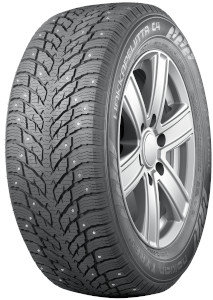 Nokian Hakkapeliitta C4 ( 195/75 R16C 107/105R 6PR Aramid Sidewalls, met spikes ) - Zwart