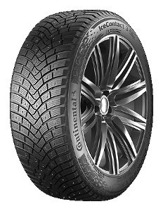 Continental IceContact 3 SSR ( 245/50 R19 105T XL, met spikes, runflat ) - Zwart