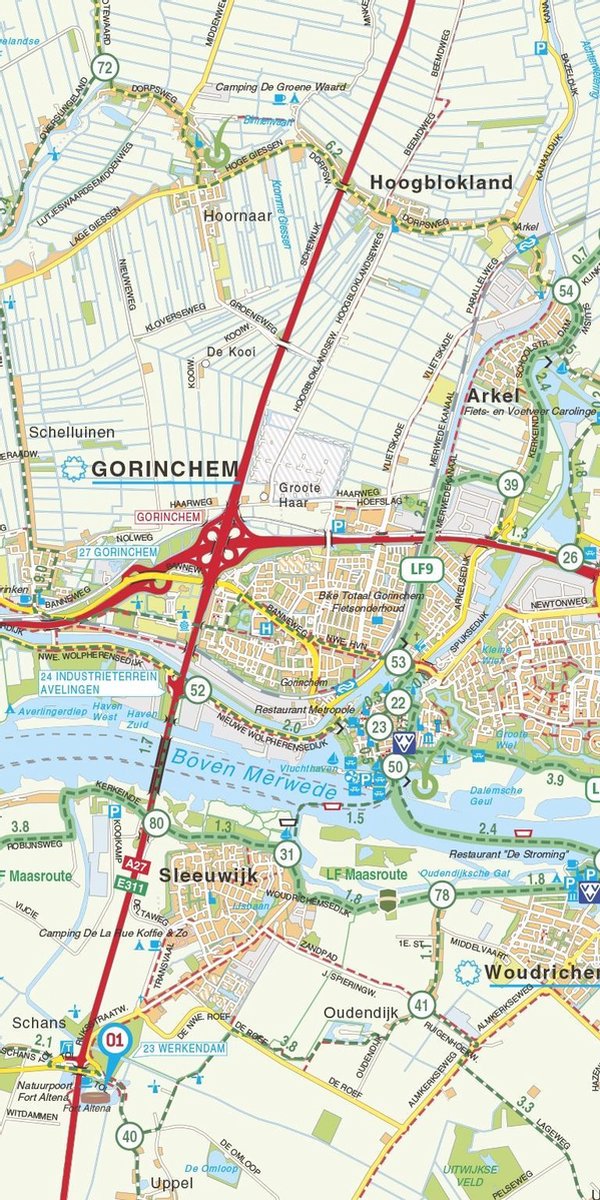 Falk VVV fietskaart 08 Twente