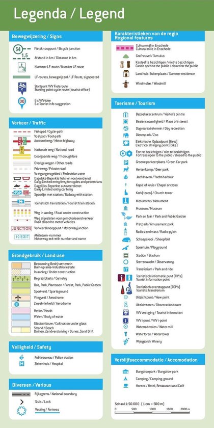 Falk VVV fietskaart 08 Twente