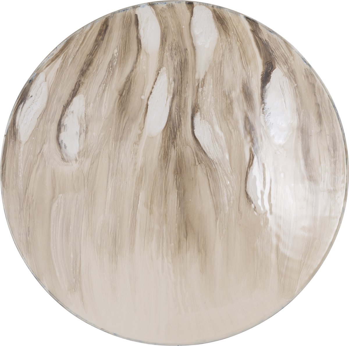 PTMD Wandpaneel Maran - 57x10x57 cm - Ijzer - Beige