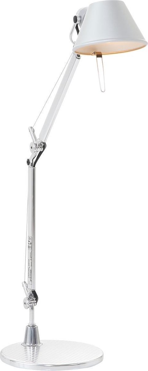 Artemide Tolomeo Micro bureaulamp retrofit aluminium - Silver