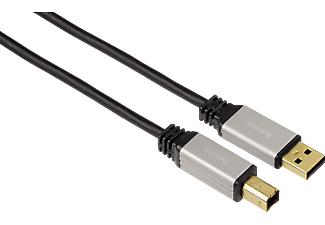Hama USB-kabel A-B 5 sterren 1,8m