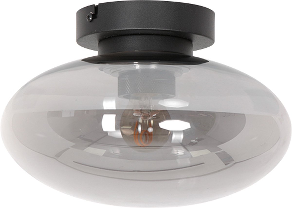 Steinhauer Plafondlamp reflexion Ø 25 cm 3387 - Zwart