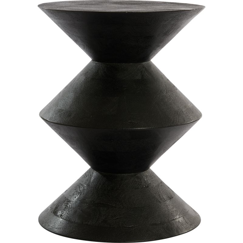 Light & Living - Bijzettafel LARUS - Ø45x60cm - Zwart