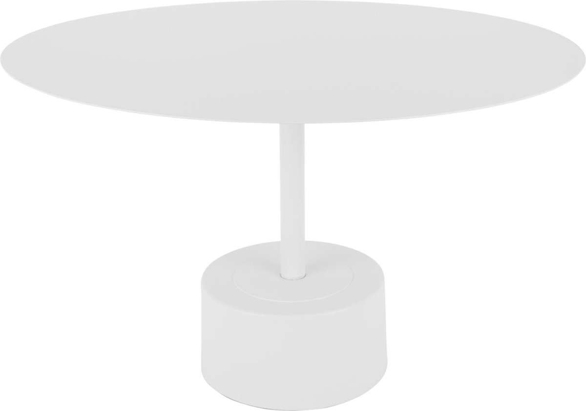 Leitmotiv Bijzettafel Nowa Low - Wit - 55x55x35cm