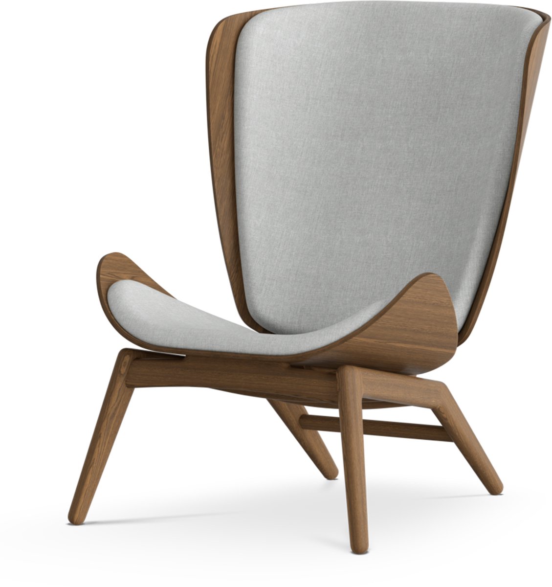 Umage The Reader houten fauteuil donker eiken - Sterling - Grijs