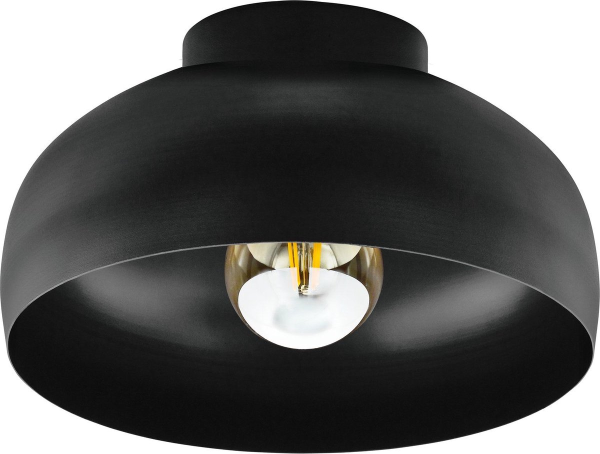 EGLO Mogano 2 Plafondlamp - E27 - Ø28 cm - Zwart