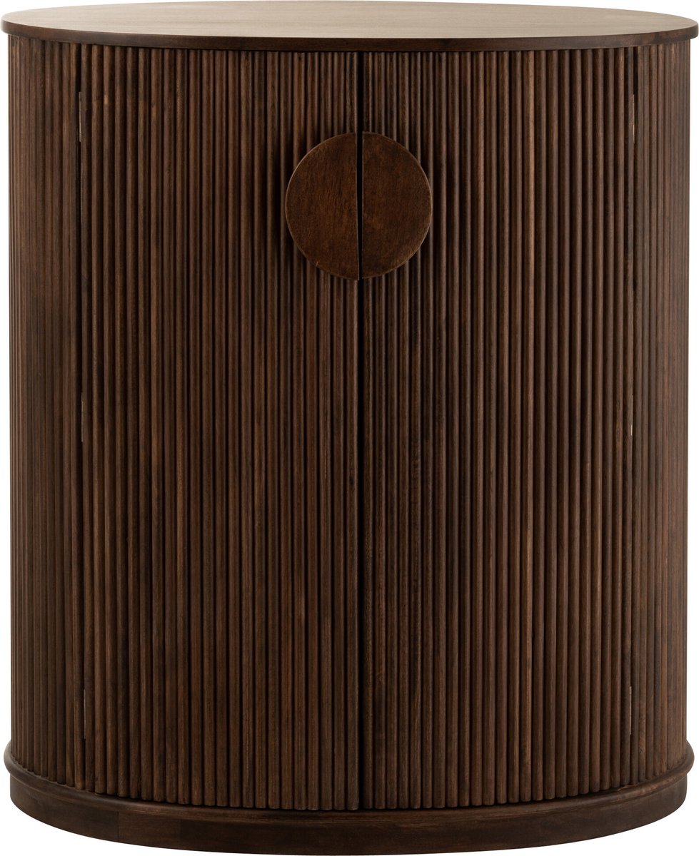 J-Line Kast Reyi Mango Hout Donker - Bruin