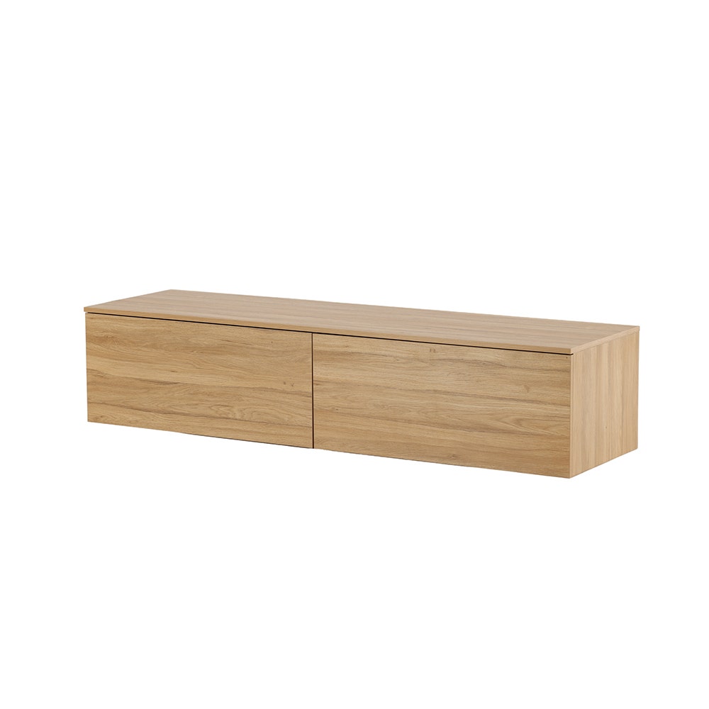 Nest living Leona houten dressoir naturel - 160 x 35 cm - Bruin