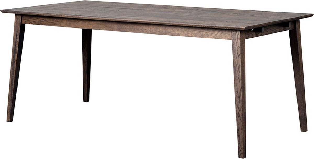 Rowico Home Filippa verlengbare houten eettafel donker eiken - 180 x - Bruin