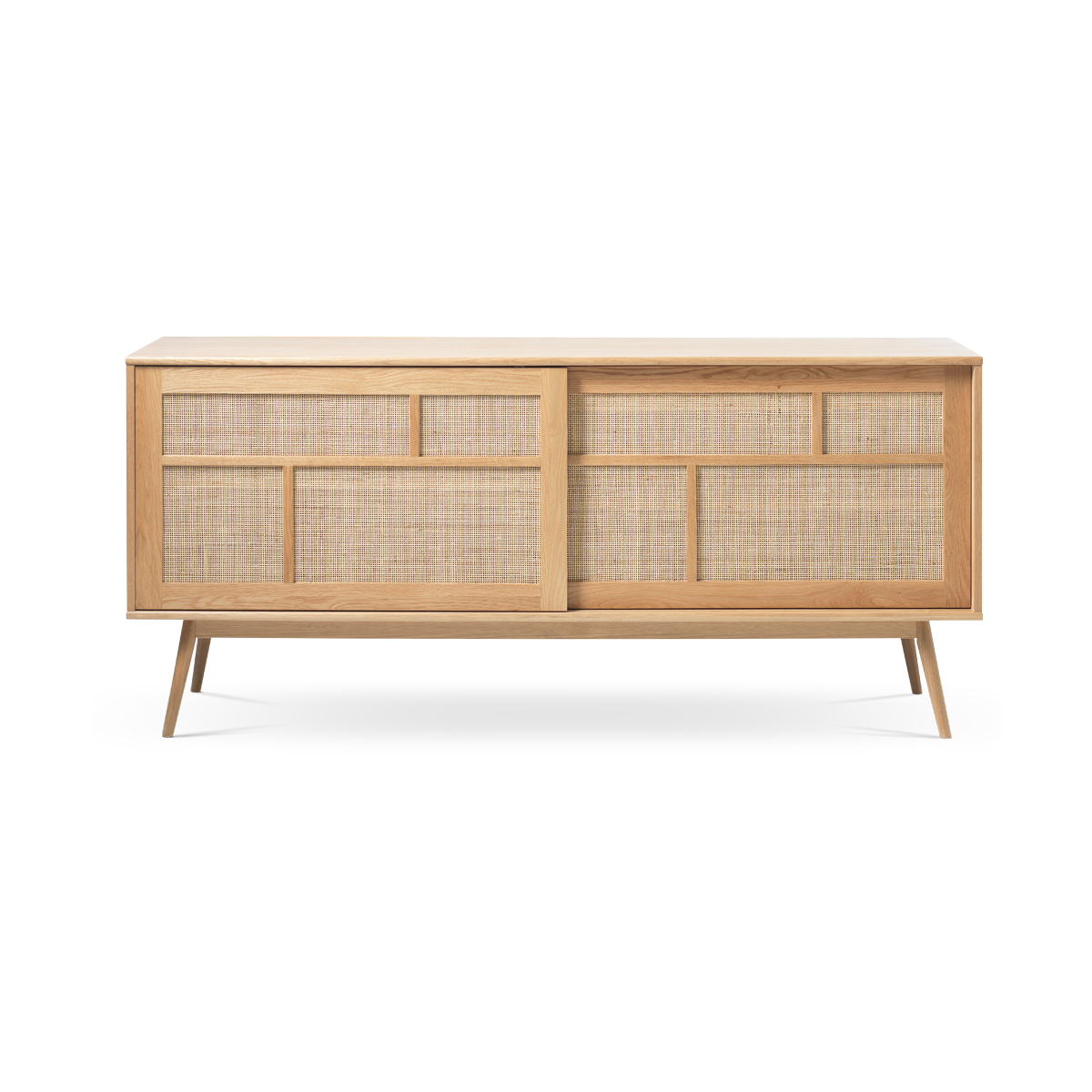 Olivine Boas houten sideboard naturel - 180 x 45 cm - Bruin