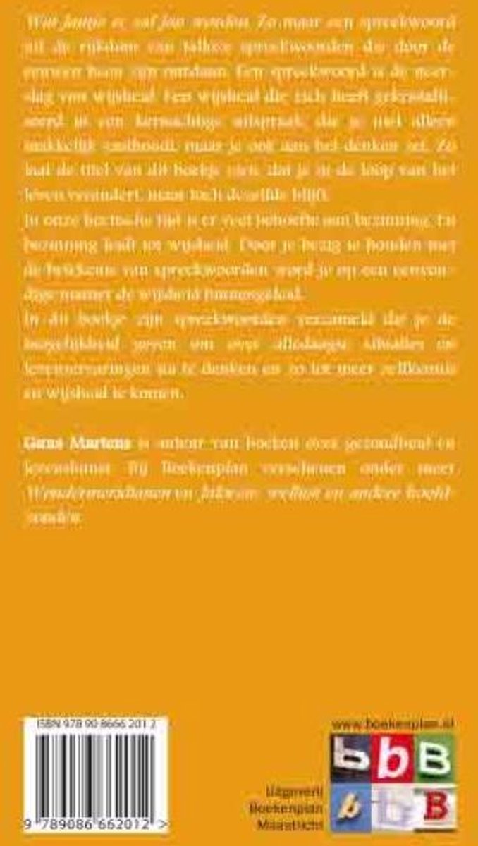 Wat Jantje is, zal Jan worden