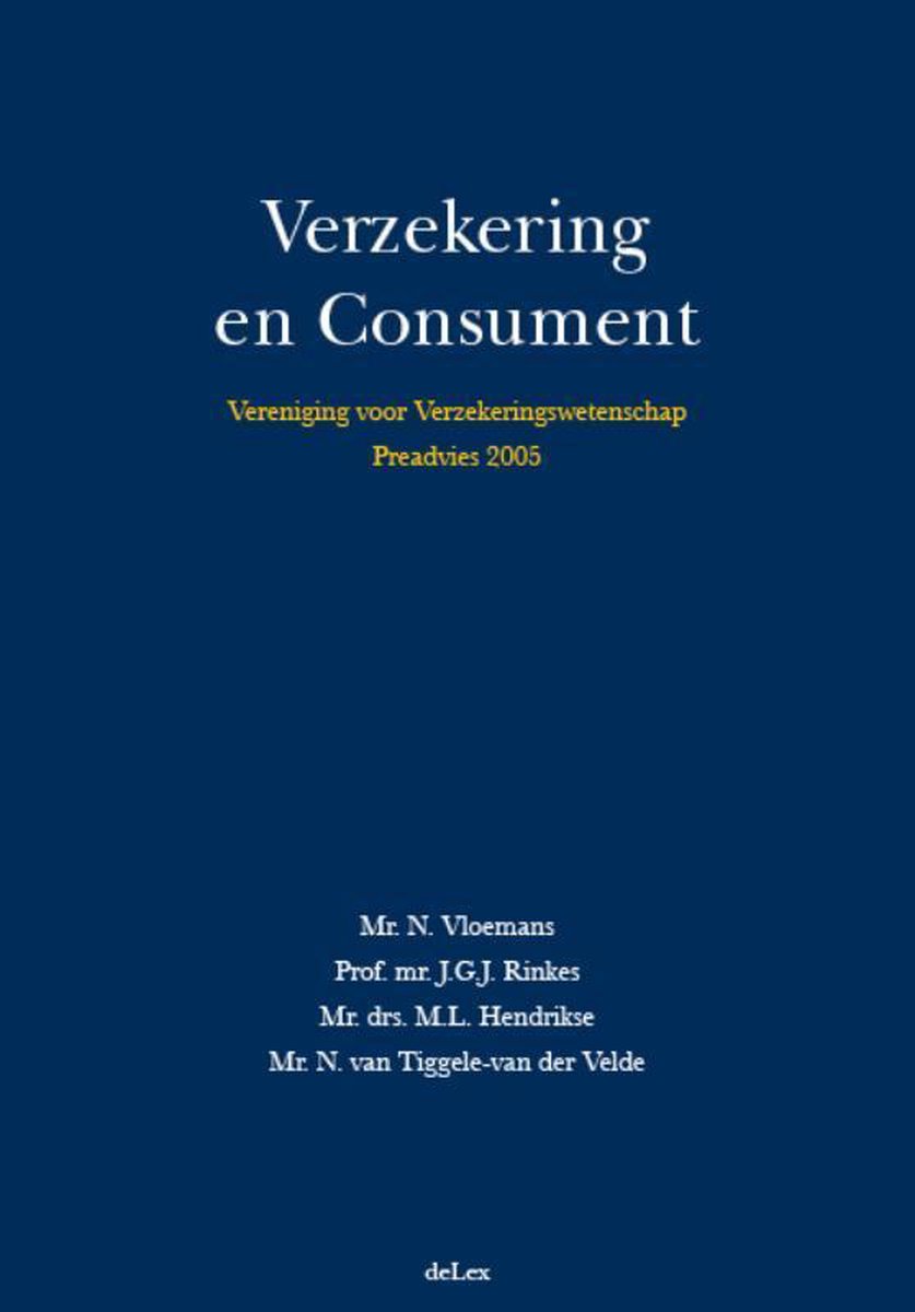 deLex B.V. Vereniging voor Verzekeringswetenschap